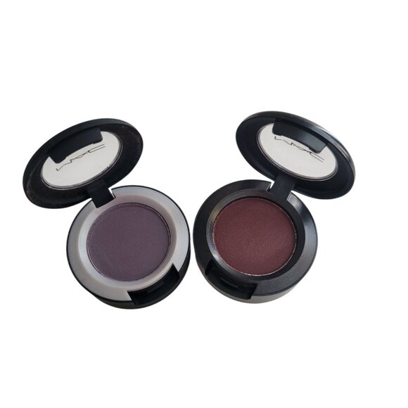 MAC Velvet Eye Shadow Sketch & It's Vintage Powder Kiss 0.05oz Lot Preowned - Picture 1 of 6